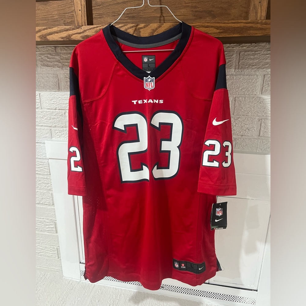 NFL Texans Red and Black Jersey
